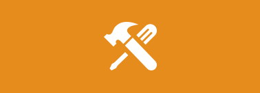 Icon of a hammer and screwdriver